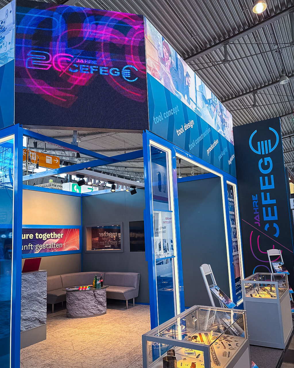 CEFEG Messestand Blechexpo